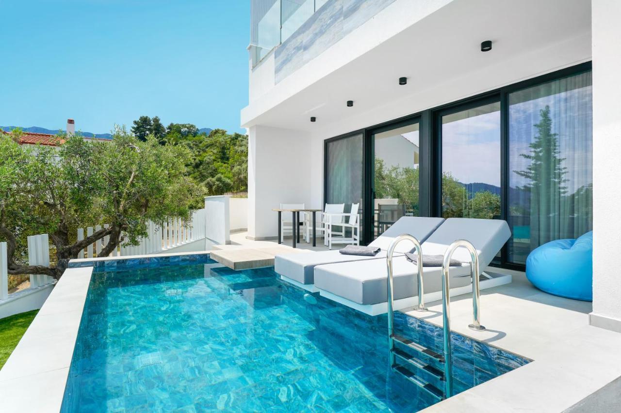 Mythodea Prive Luxury Suites Chrysi Ammoudia Dış mekan fotoğraf