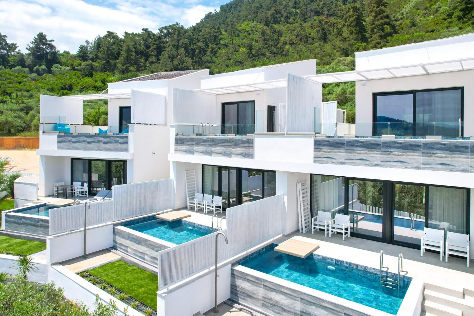 Mythodea Prive Luxury Suites Chrysi Ammoudia Dış mekan fotoğraf